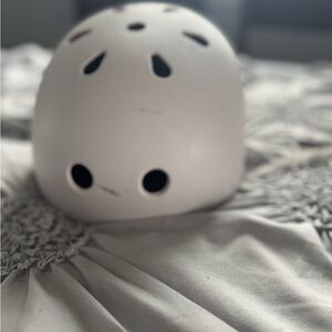 White Skate Helmet